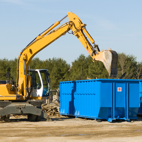 can i request a rental extension for a residential dumpster in Riverton WV